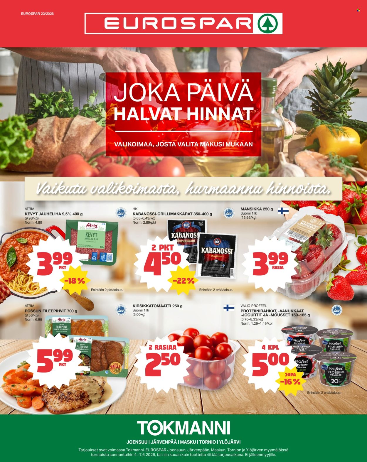 Tokmanni tarjoukset - 04.06.2026 - 07.06.2026. Sivu 1