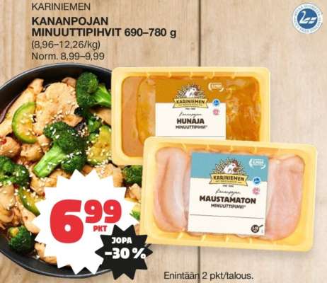 Kariniemen KANANPOJAN MINUUTTIPIHVIT