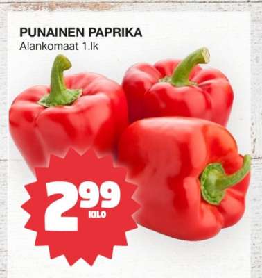 PUNAINEN PAPRIKA