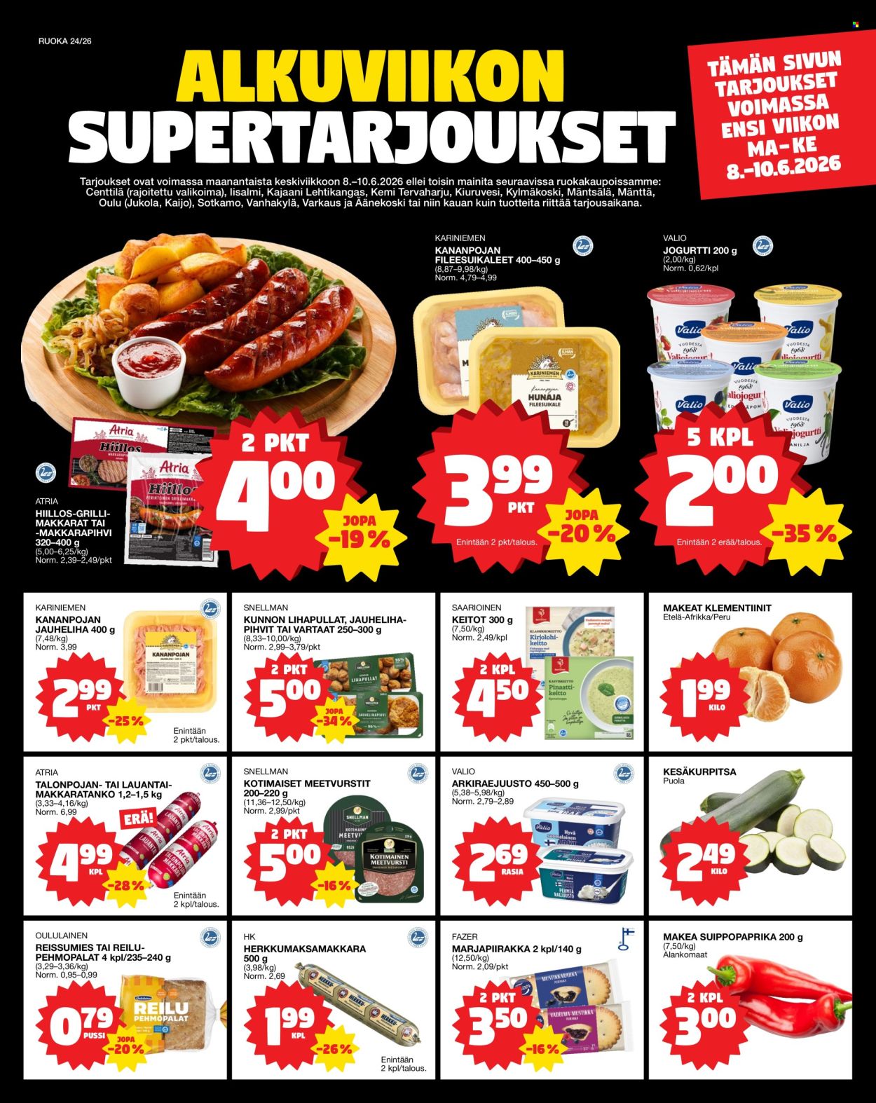 Tokmanni tarjoukset - 08.06.2026 - 10.06.2026. Sivu 1