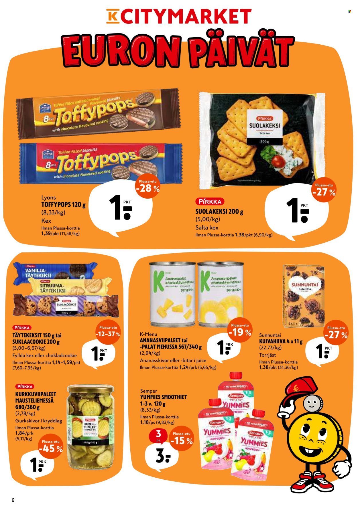K-citymarket tarjoukset - 08.06.2026 - 10.06.2026. Sivu 6