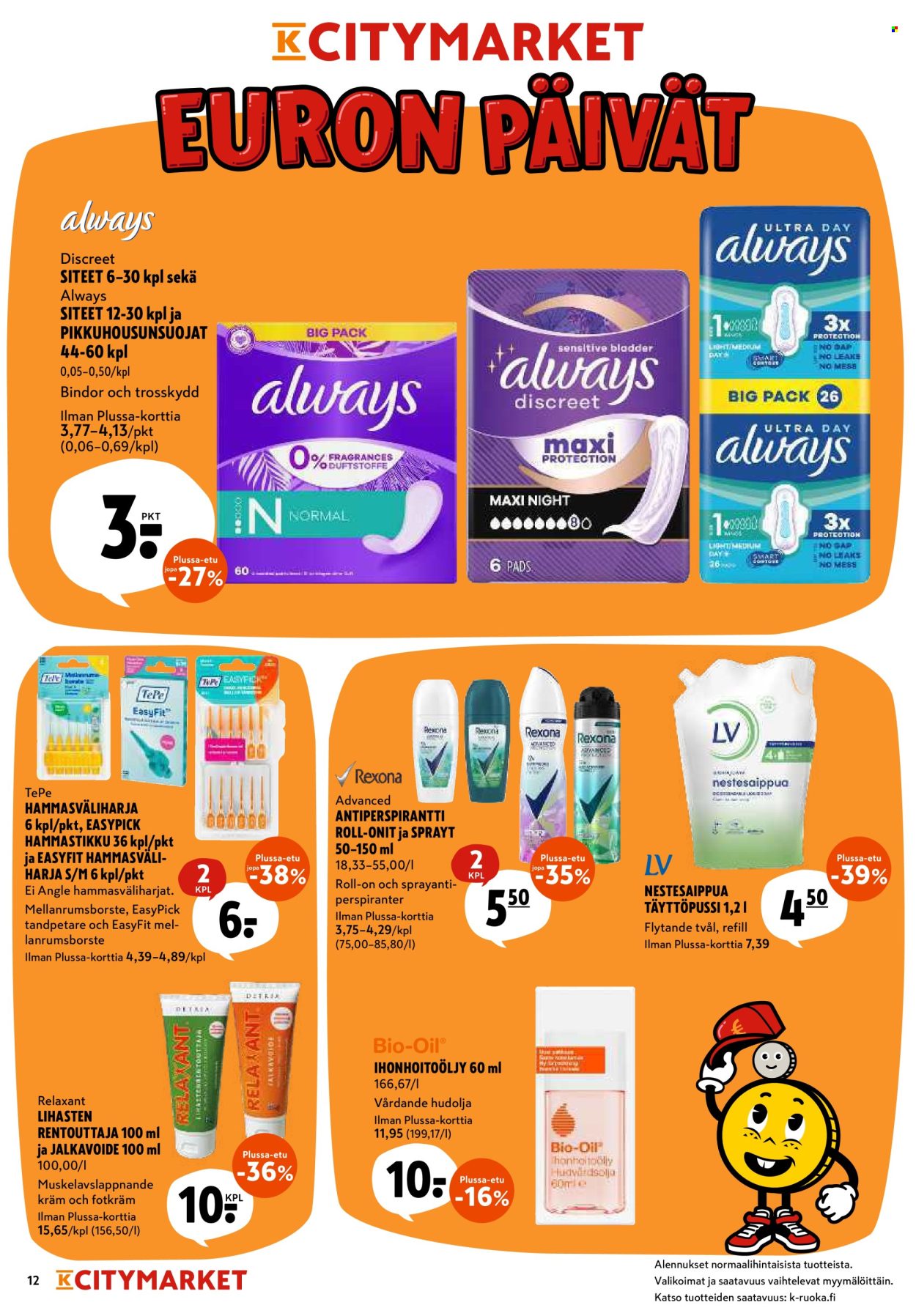 K-citymarket tarjoukset - 08.06.2026 - 10.06.2026. Sivu 12