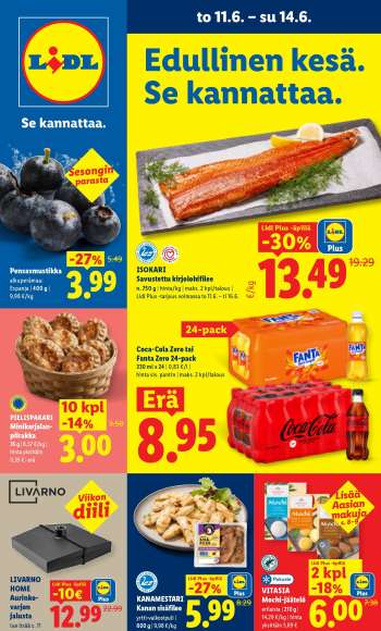 Lidl tarjoukset  - 11.06.2026 - 16.06.2026.