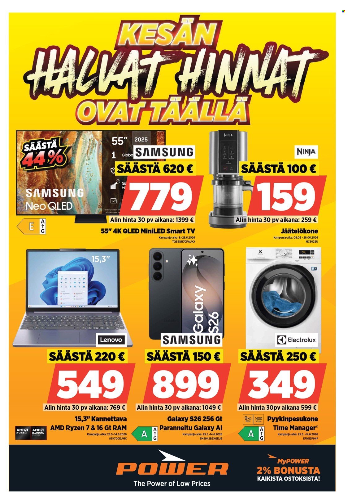 Power tarjoukset. Sivu 1