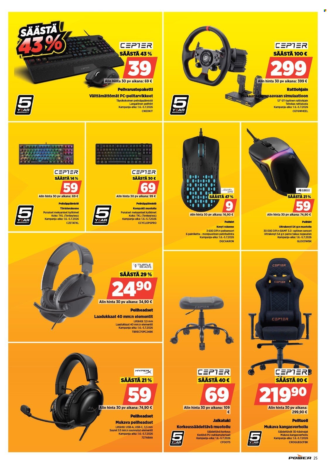 Power tarjoukset. Sivu 25