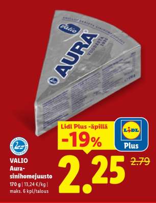 VALIO Aura-sinihomejuusto
