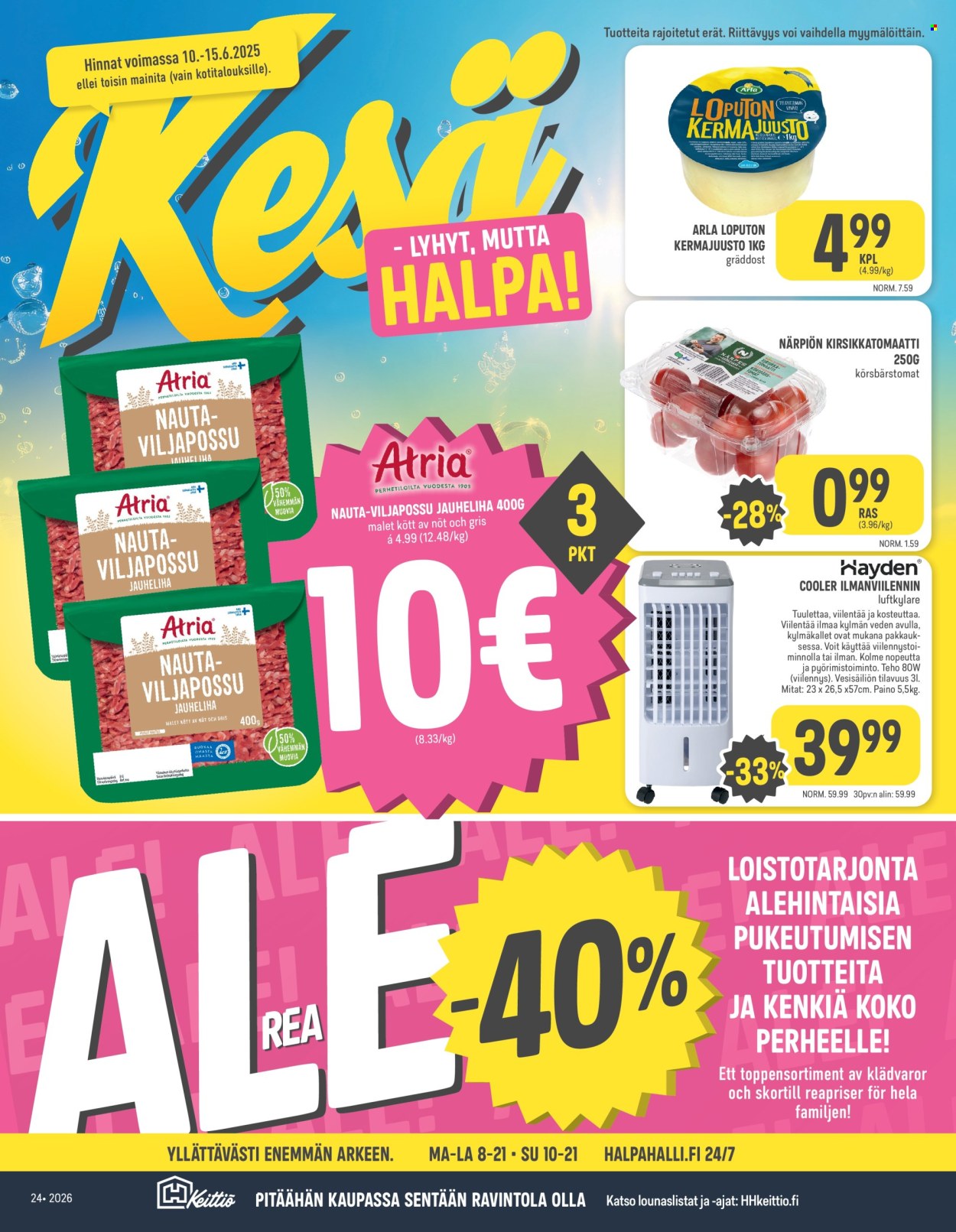 HalpaHalli tarjoukset - 10.06.2026 - 15.06.2026. Sivu 1