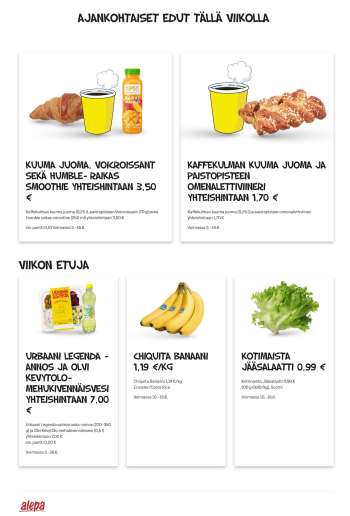 Alepa tarjoukset  - 03.06.2026 - 16.06.2026.