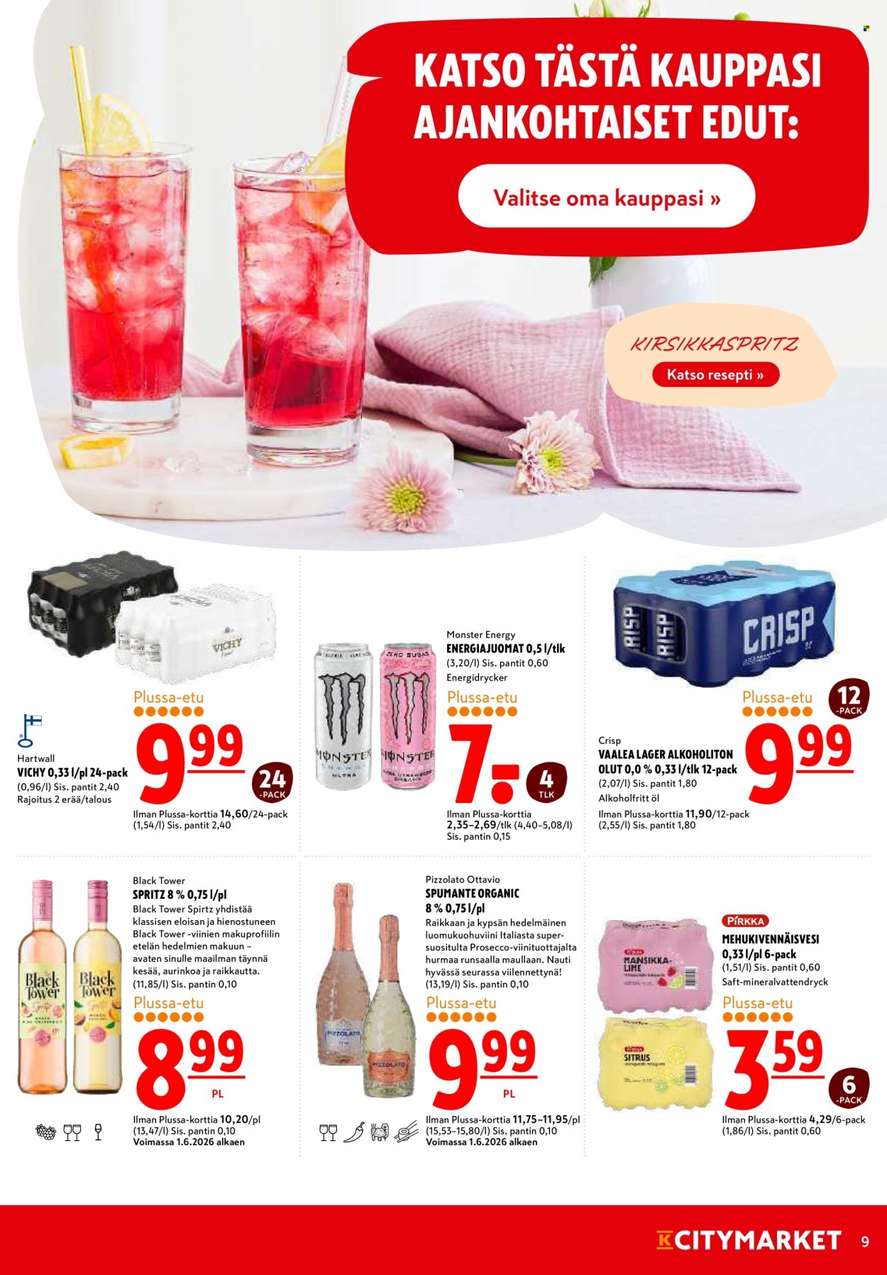 K-citymarket tarjoukset - 11.06.2026 - 14.06.2026. Sivu 9