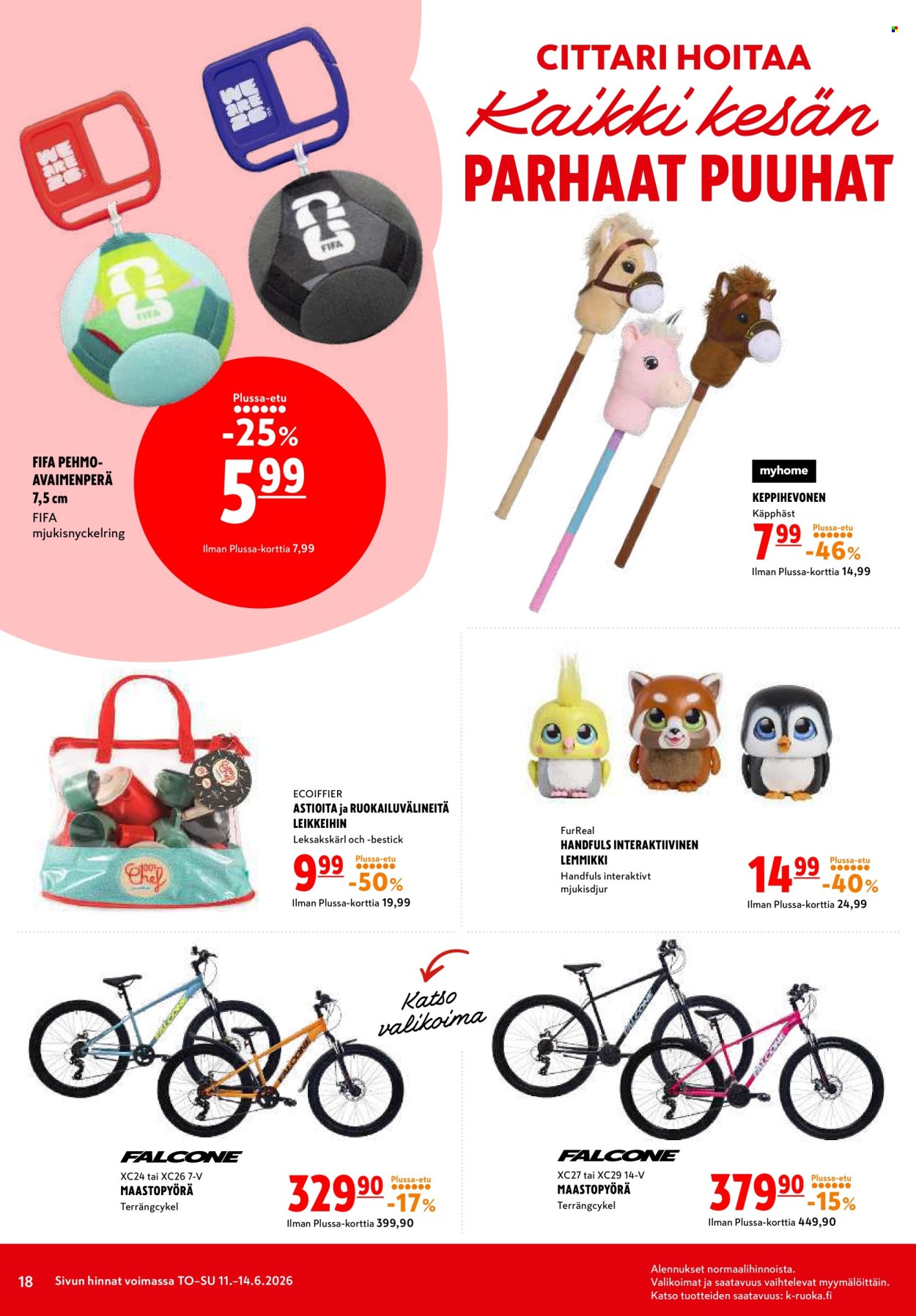 K-citymarket tarjoukset - 11.06.2026 - 14.06.2026. Sivu 18