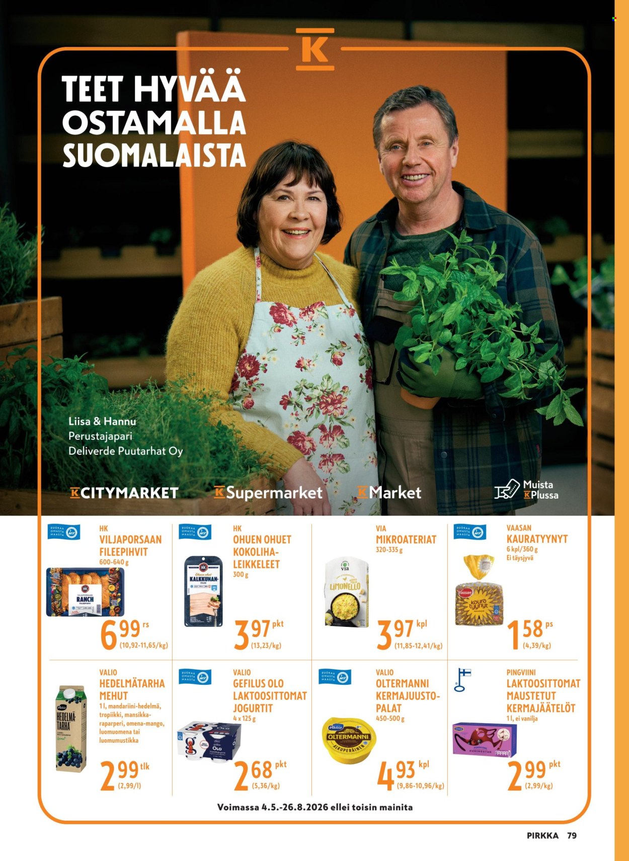 K-Supermarket tarjoukset - 10.06.2026 - 25.08.2026. Sivu 79