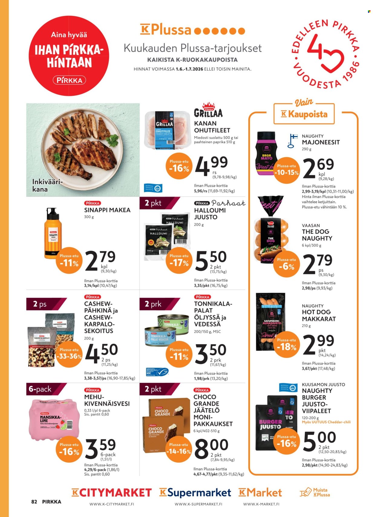 K-Supermarket tarjoukset - 10.06.2026 - 25.08.2026. Sivu 82