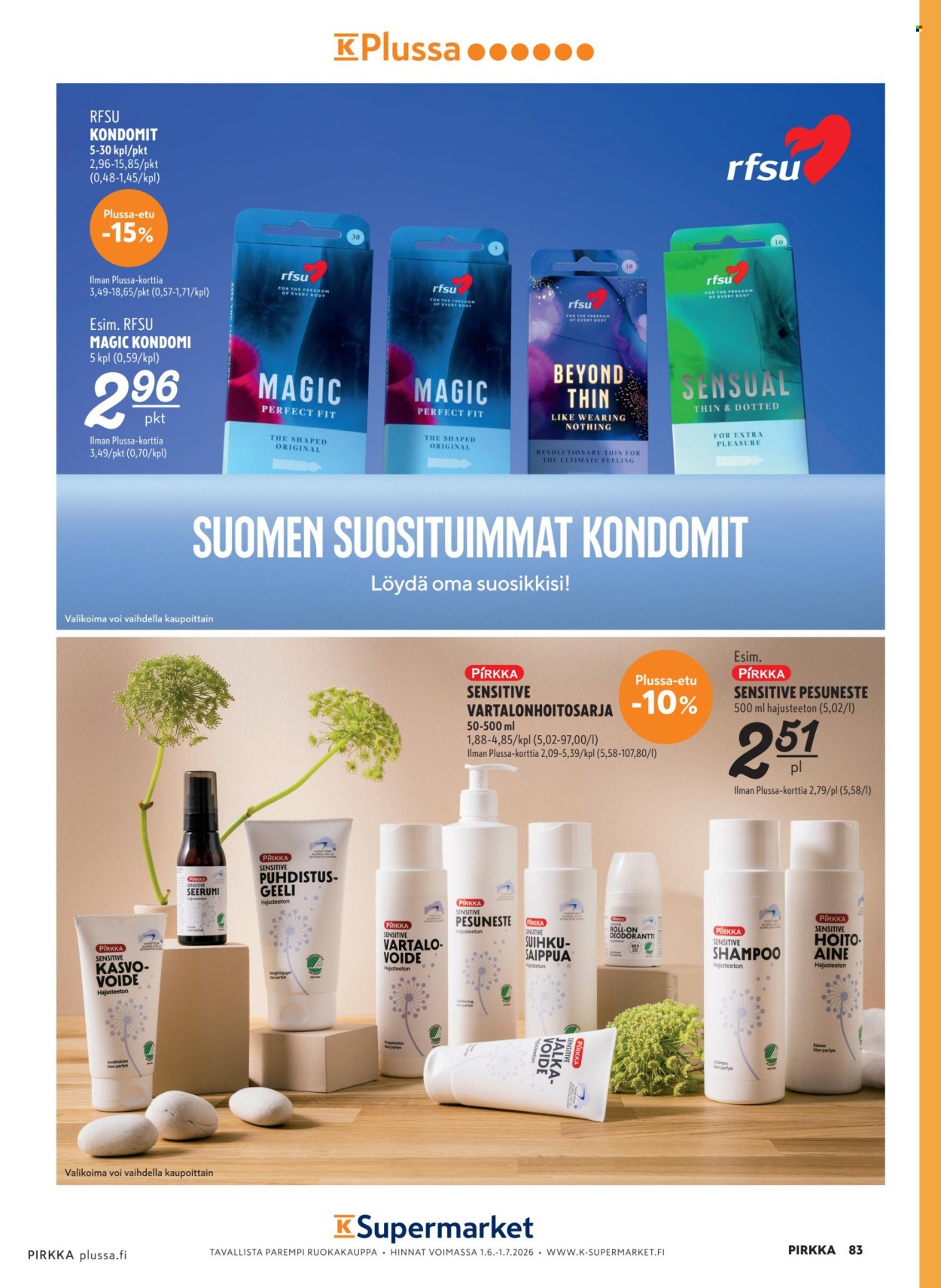 K-Supermarket tarjoukset - 10.06.2026 - 25.08.2026. Sivu 83