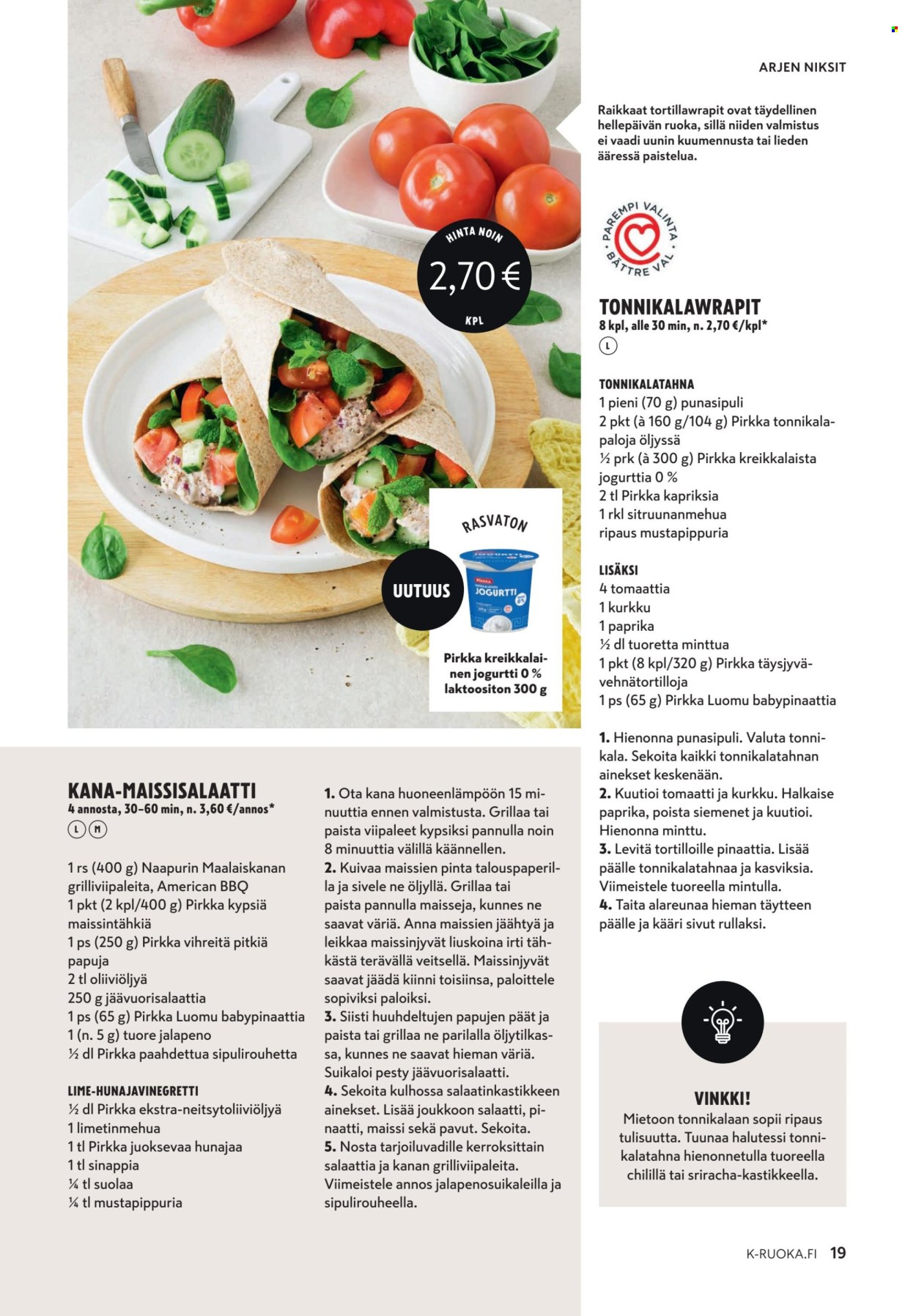 K-Supermarket tarjoukset - 10.06.2026 - 25.08.2026. Sivu 19