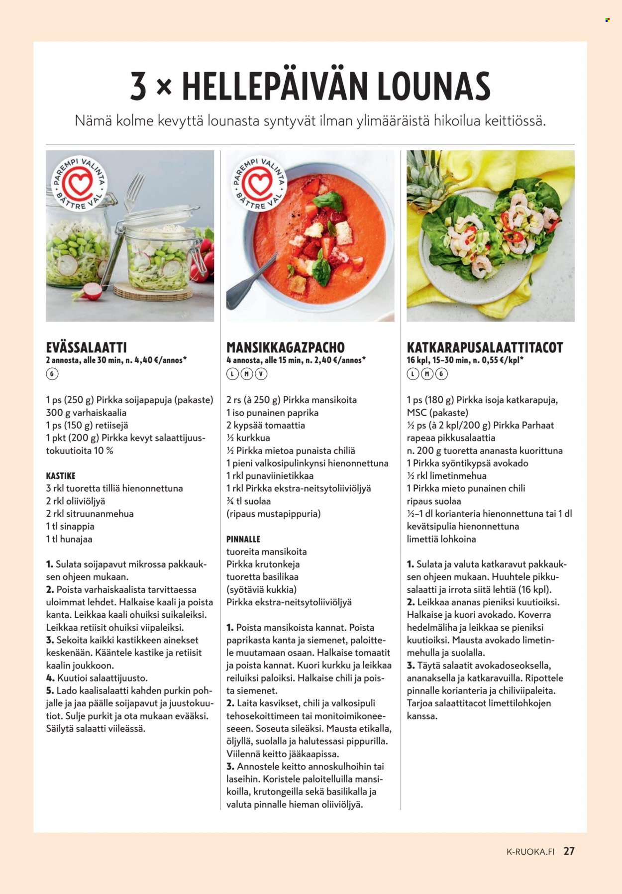 K-Supermarket tarjoukset - 10.06.2026 - 25.08.2026. Sivu 27