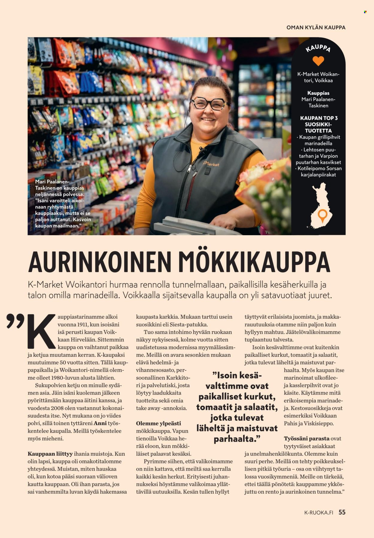 K-market tarjoukset - 10.06.2026 - 25.08.2026. Sivu 55