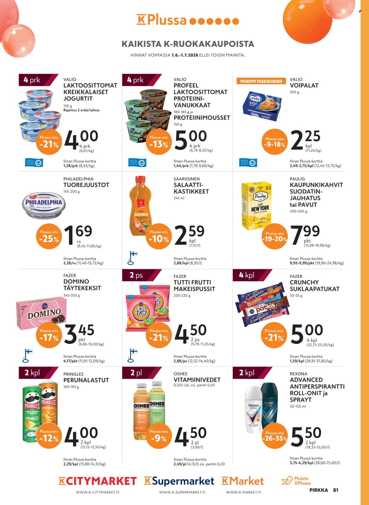 K-market tarjoukset - 10.06.2026 - 25.08.2026. Sivu 81