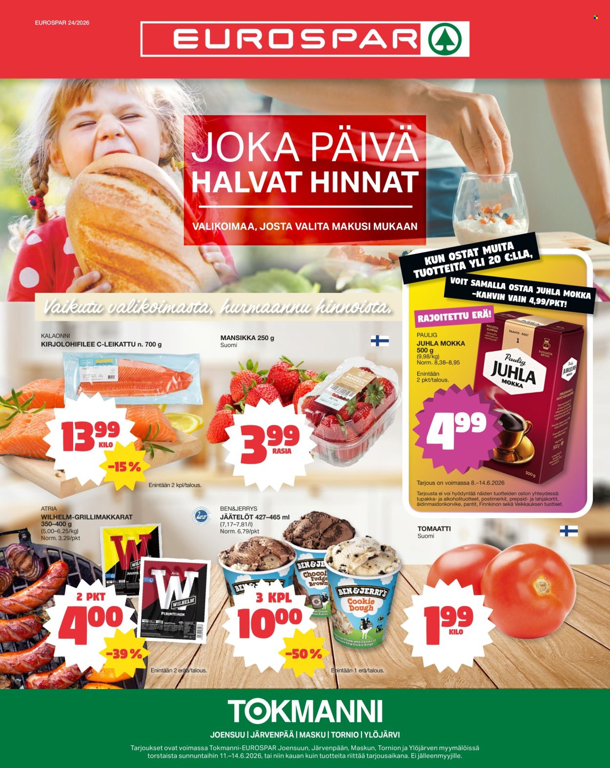 Tokmanni tarjoukset - 11.06.2026 - 14.06.2026. Sivu 1