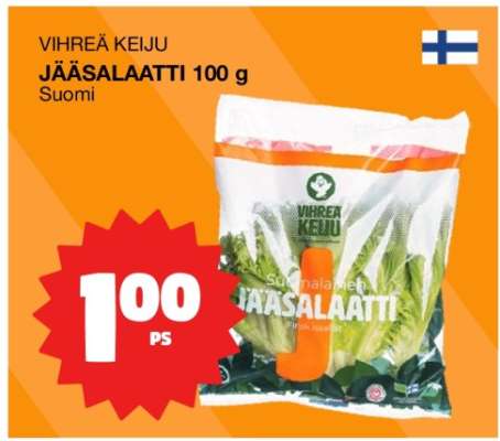 VIHREÄ KEIJU JÄÄSALAATTI