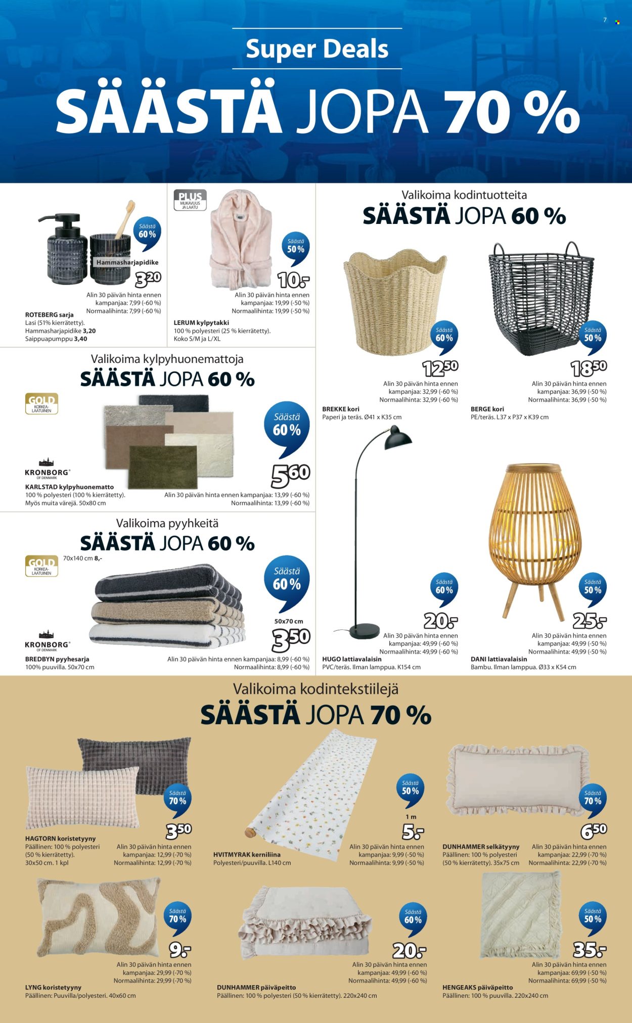 JYSK tarjoukset - 11.06.2026 - 17.06.2026. Sivu 7
