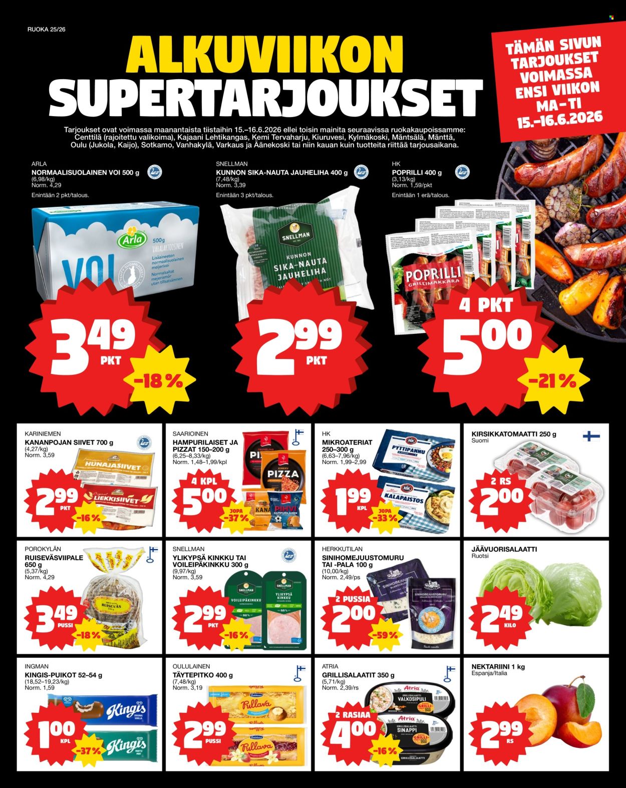 Tokmanni tarjoukset - 15.06.2026 - 16.06.2026. Sivu 1
