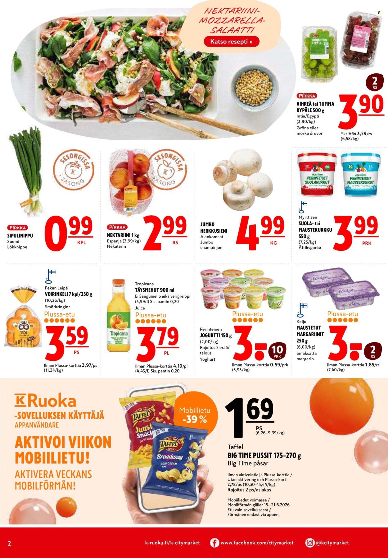 K-citymarket tarjoukset - 15.06.2026 - 17.06.2026. Sivu 2
