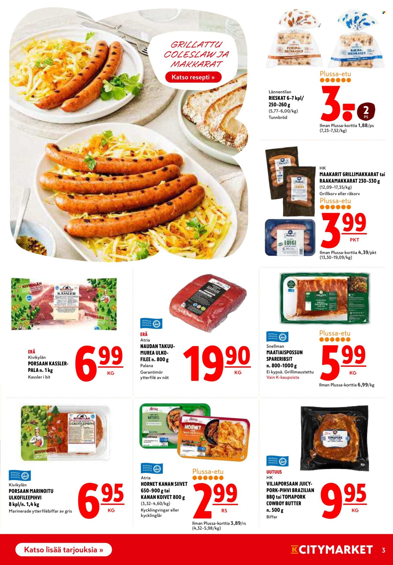 K-citymarket tarjoukset - 15.06.2026 - 17.06.2026. Sivu 3