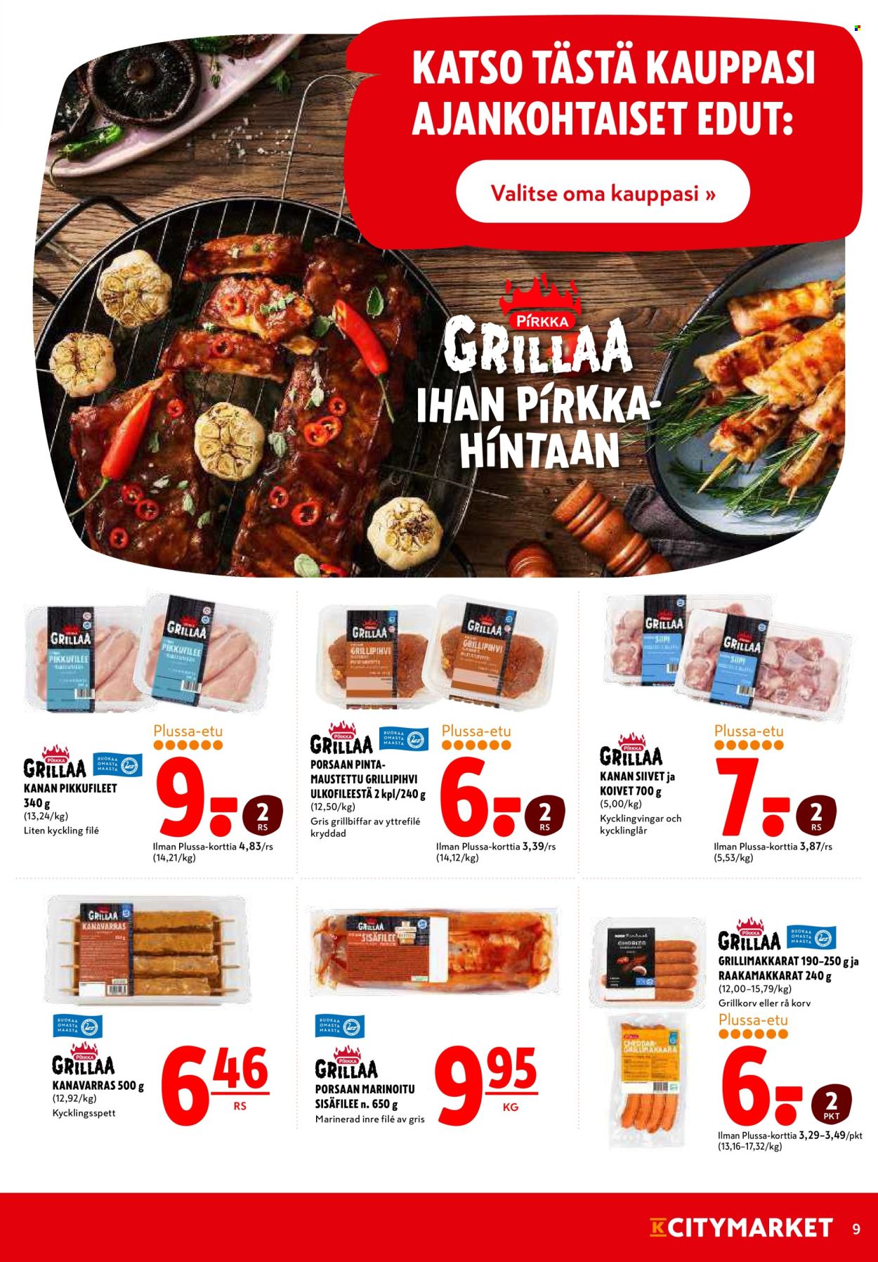 K-citymarket tarjoukset - 15.06.2026 - 17.06.2026. Sivu 9