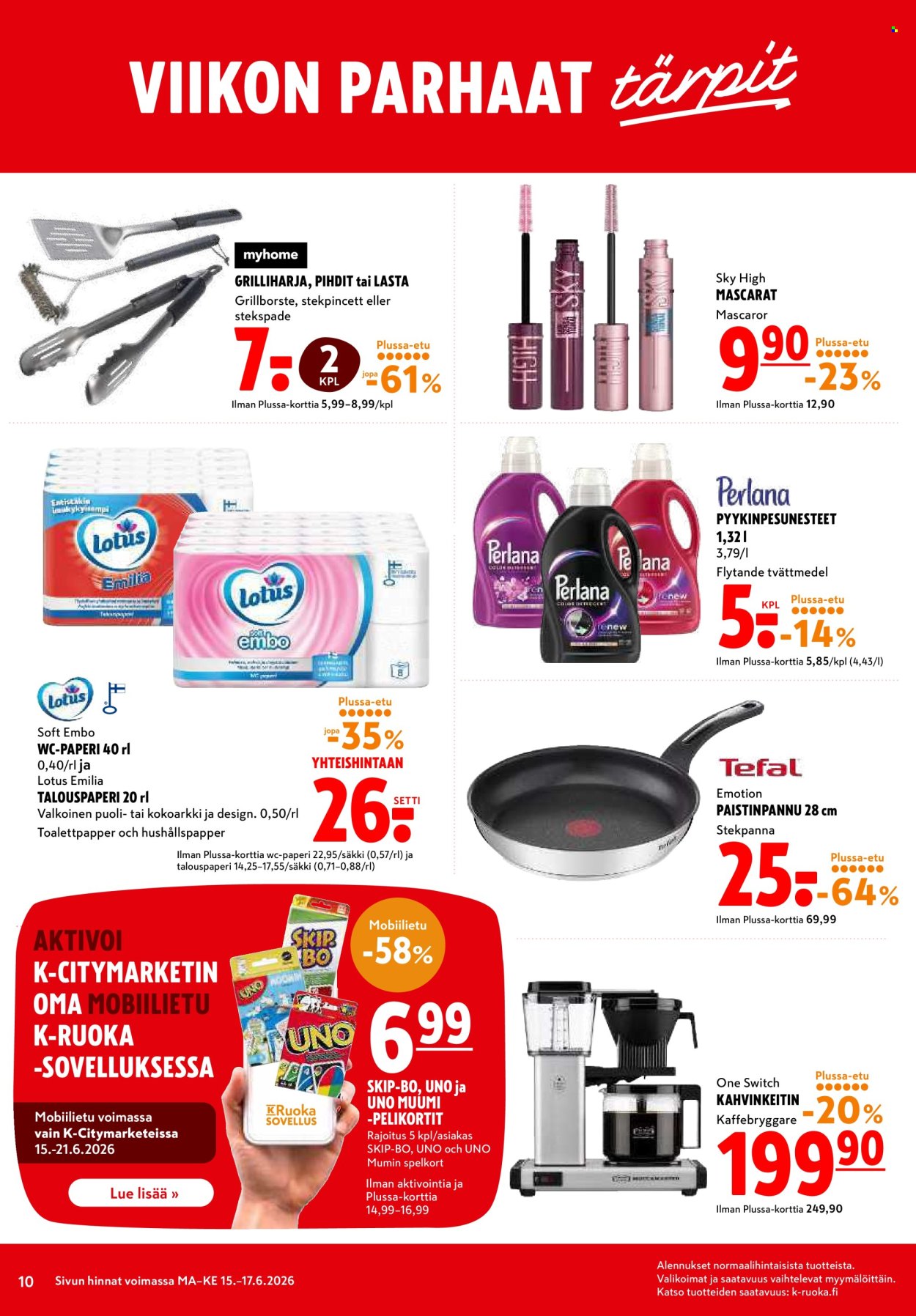 K-citymarket tarjoukset - 15.06.2026 - 17.06.2026. Sivu 10