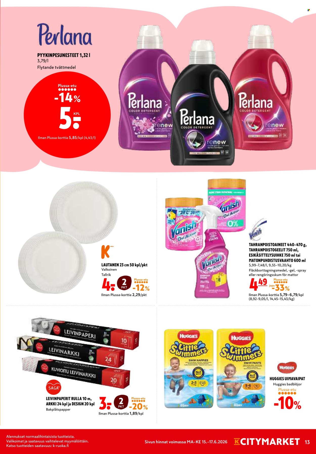 K-citymarket tarjoukset - 15.06.2026 - 17.06.2026. Sivu 13