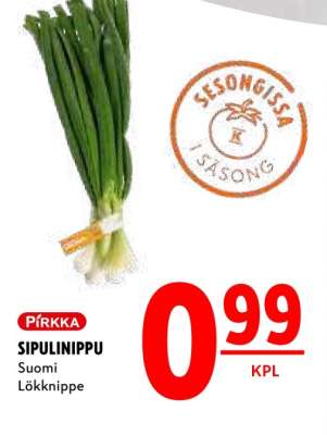 PIRKKA SIPULINIPPU