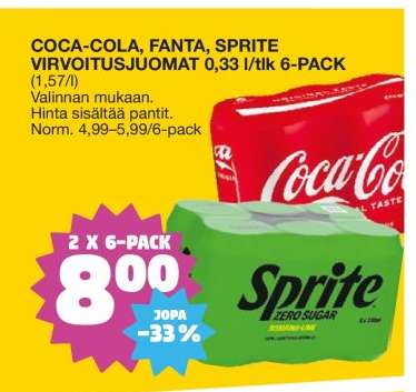 COCA-COLA, FANTA, SPRITE