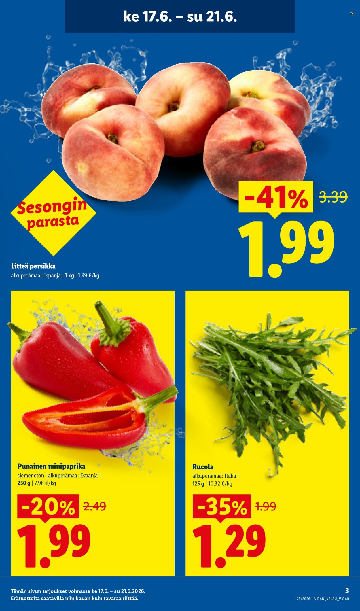 Lidl tarjoukset - 17.06.2026 - 24.06.2026. Sivu 3