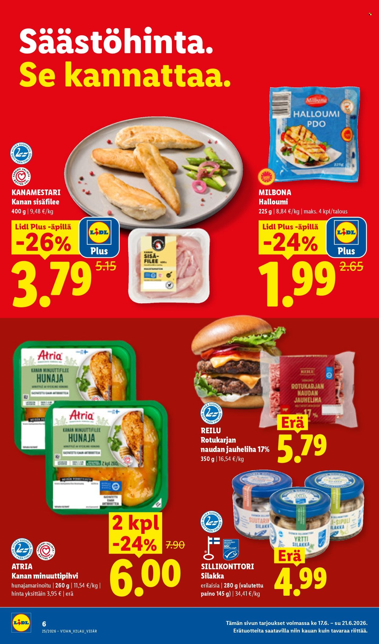 Lidl tarjoukset - 17.06.2026 - 24.06.2026. Sivu 6