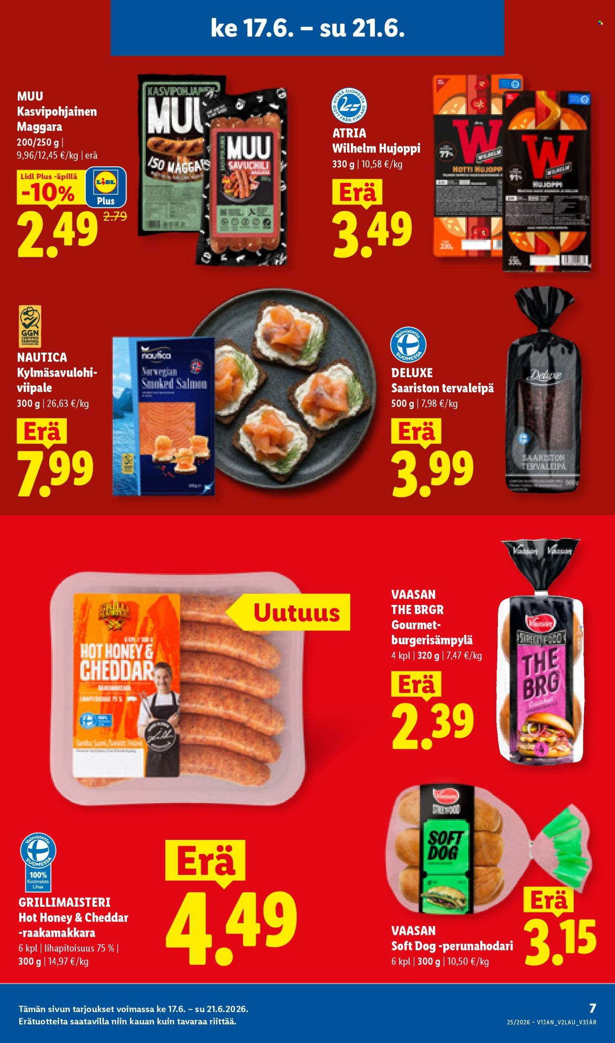 Lidl tarjoukset - 17.06.2026 - 24.06.2026. Sivu 7