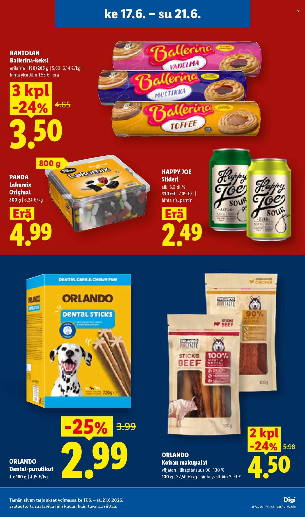 Lidl tarjoukset - 17.06.2026 - 24.06.2026. Sivu 12