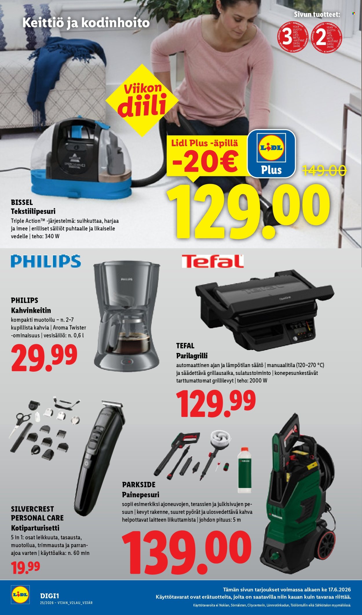 Lidl tarjoukset - 17.06.2026 - 24.06.2026. Sivu 17