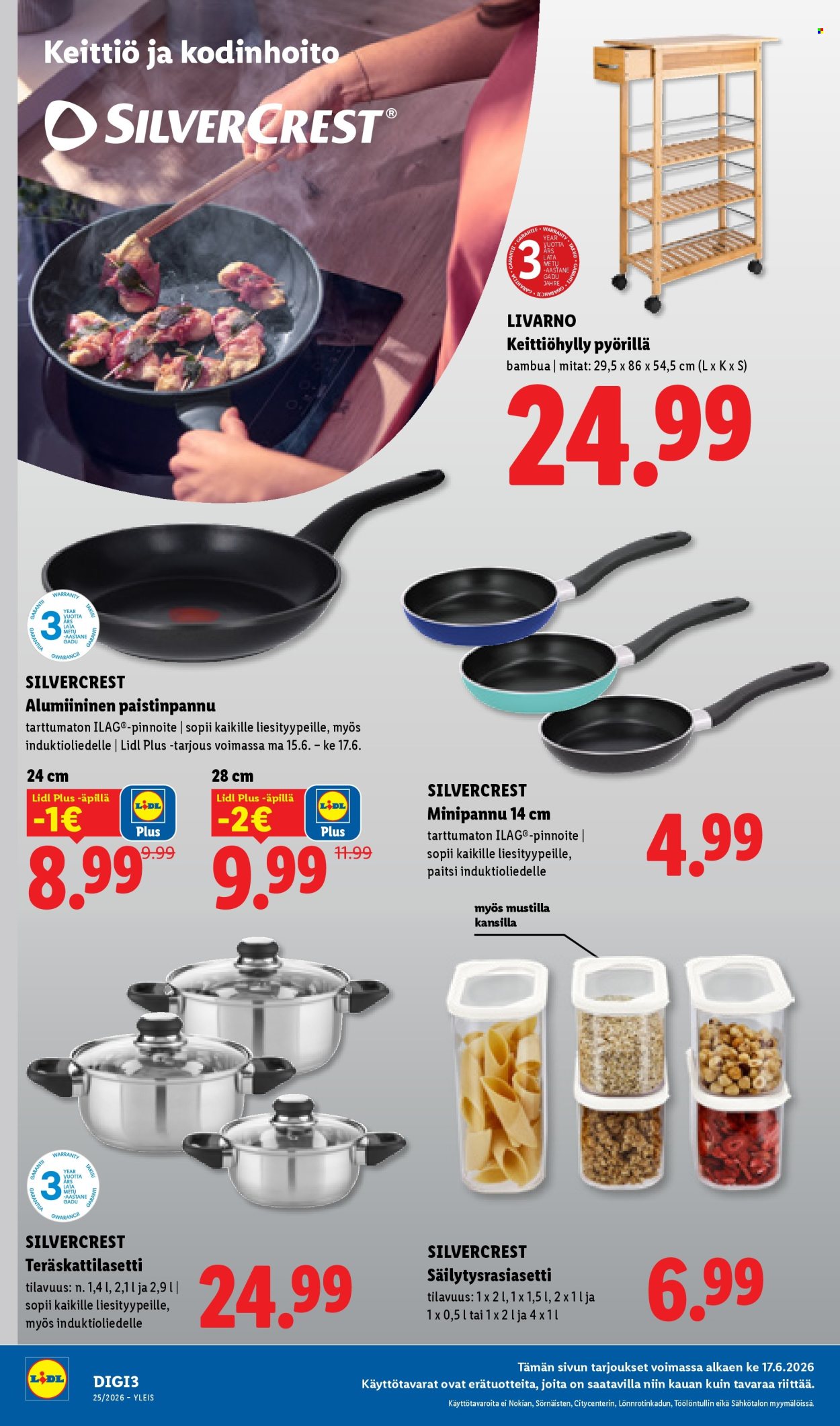 Lidl tarjoukset - 17.06.2026 - 24.06.2026. Sivu 19