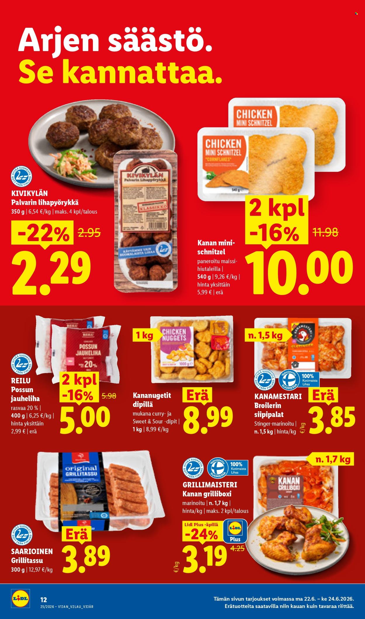 Lidl tarjoukset - 17.06.2026 - 24.06.2026. Sivu 24