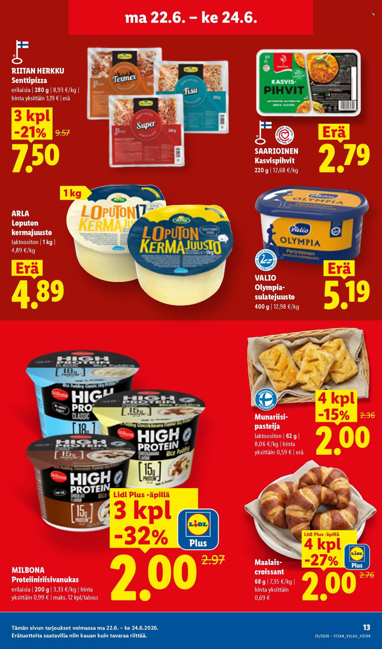 Lidl tarjoukset - 17.06.2026 - 24.06.2026. Sivu 25