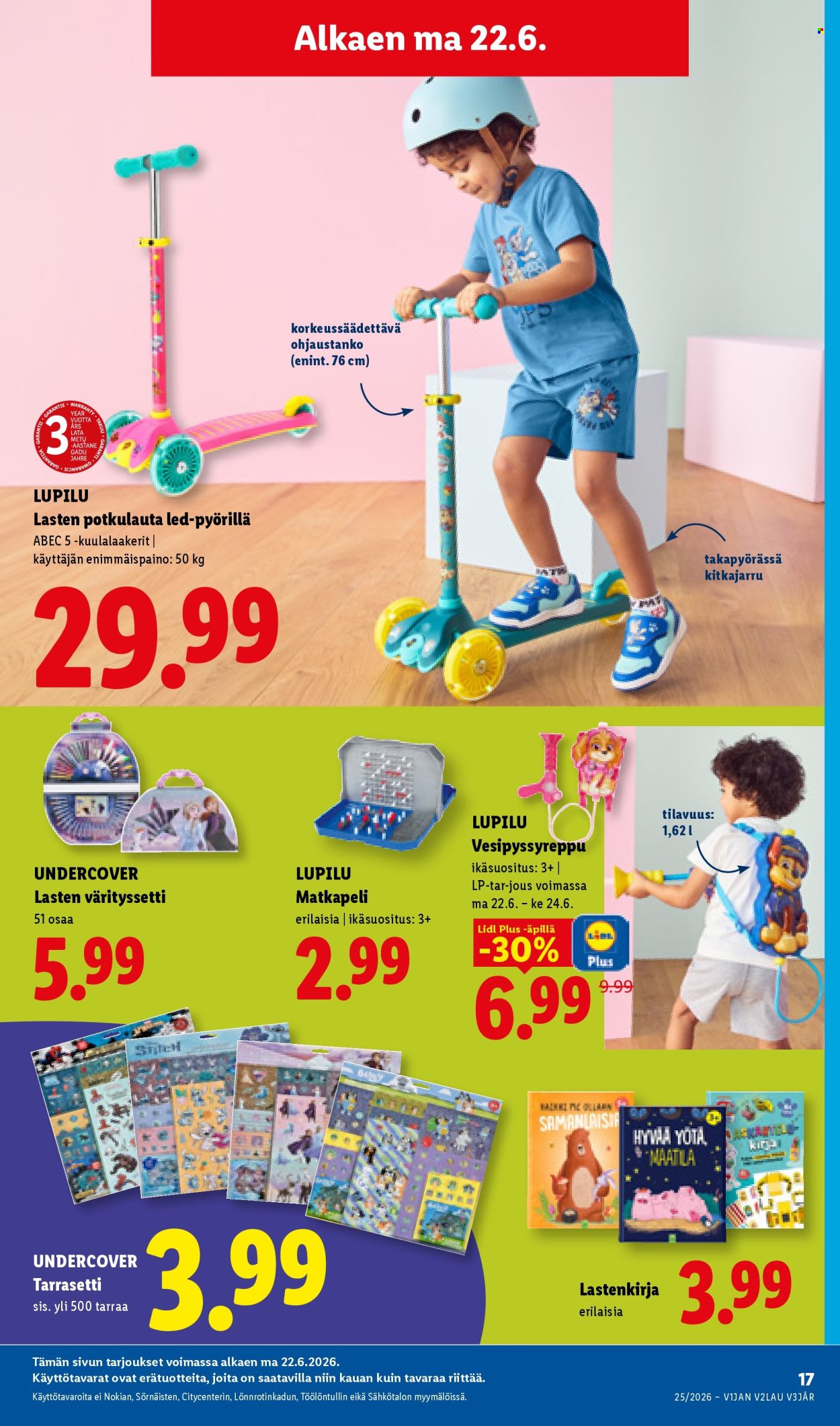 Lidl tarjoukset - 17.06.2026 - 24.06.2026. Sivu 29