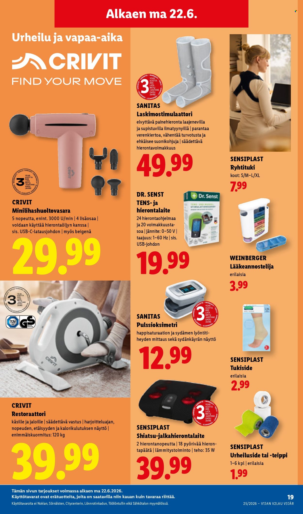 Lidl tarjoukset - 17.06.2026 - 24.06.2026. Sivu 31