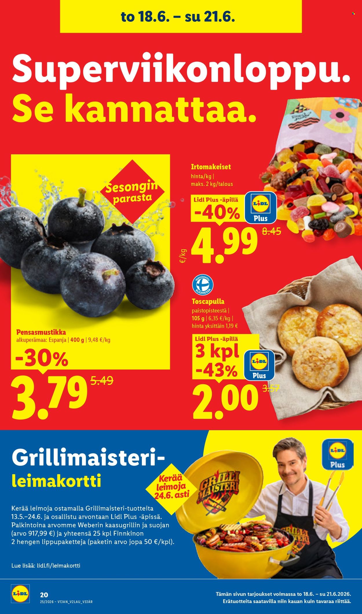 Lidl tarjoukset - 17.06.2026 - 24.06.2026. Sivu 32