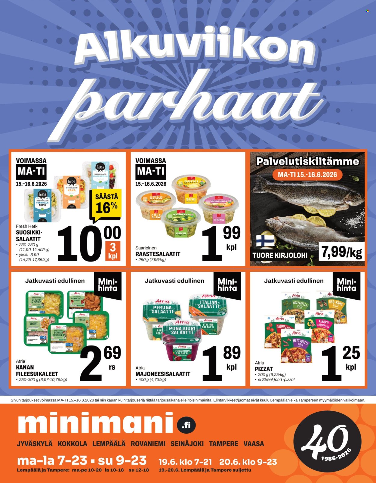 Minimani tarjoukset - 15.06.2026 - 16.06.2026. Sivu 1