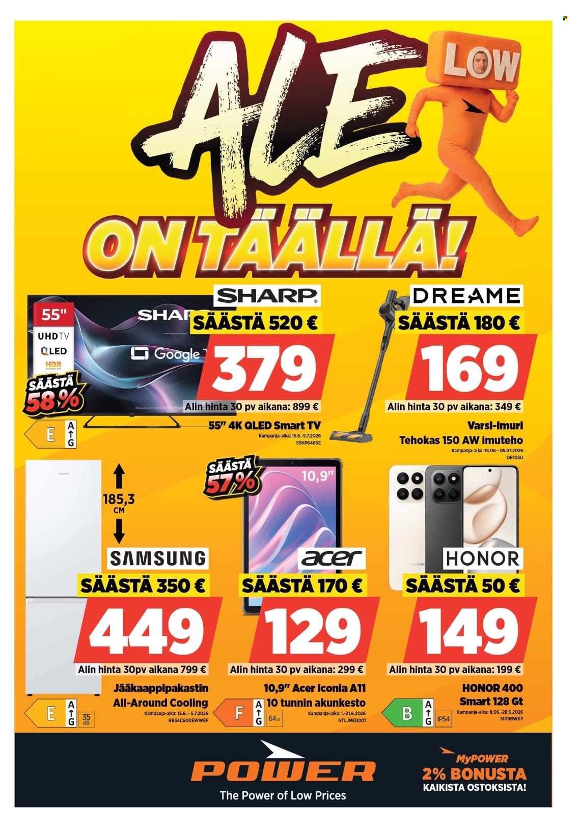 Power tarjoukset. Sivu 1