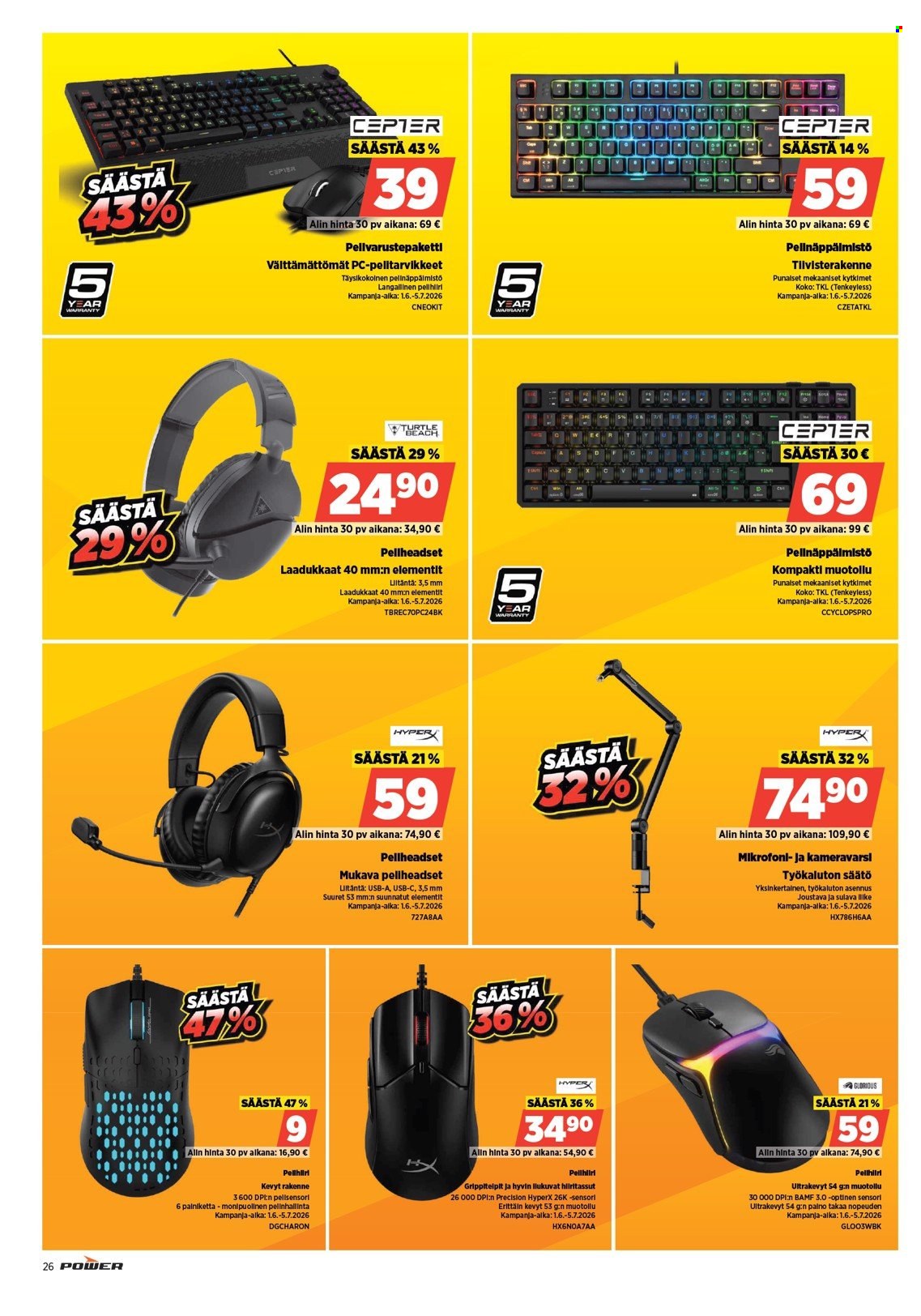 Power tarjoukset. Sivu 26