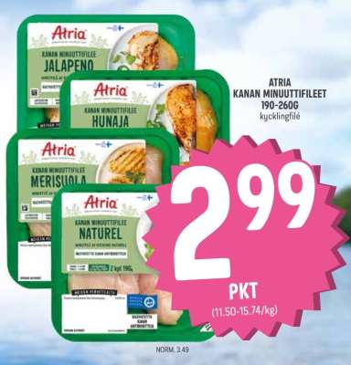 ATRIA Kanan minuuttifileet