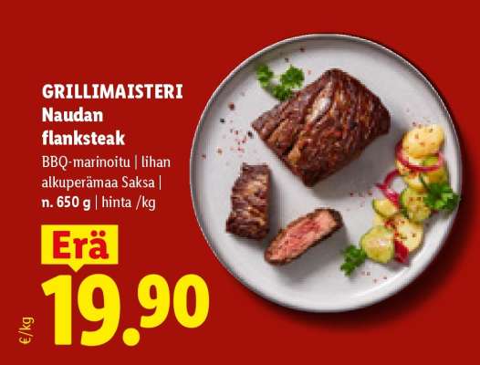 GRILLIMAISTERI Naudan Flanksteak