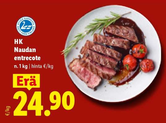 HK Naudan entrecôte