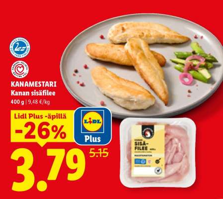 KANAMESTARI Kanan sisäfilee